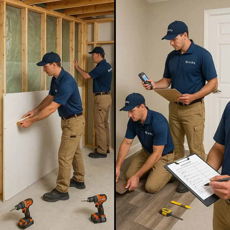 Repairs and Reconstruction process in Rockingham County, VA